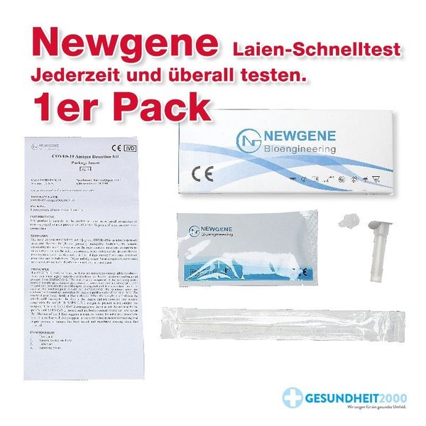 Newgene - Laien Covid-19 Antigentest (25 x 1 Stück)